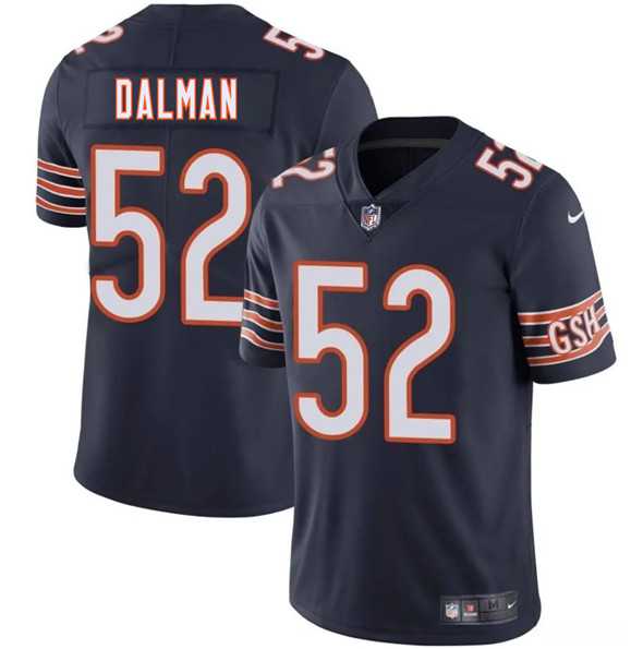 Men & Women & Youth Chicago Bears #52 Drew Dalman Navy 2025 Vapor Stitched Jersey